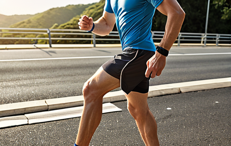 **
A runner, man, wearing light running gear, Dri-FIT shirt, split shorts with liner, running socks, running on a sunny day. He is wearing a running cap. Focus on moisture-wicking fabrics and breathability.
**